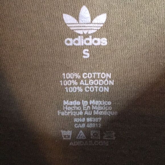 Adidas Originals Olive Green T-Shirt Size Small - Picture 3 of 8
